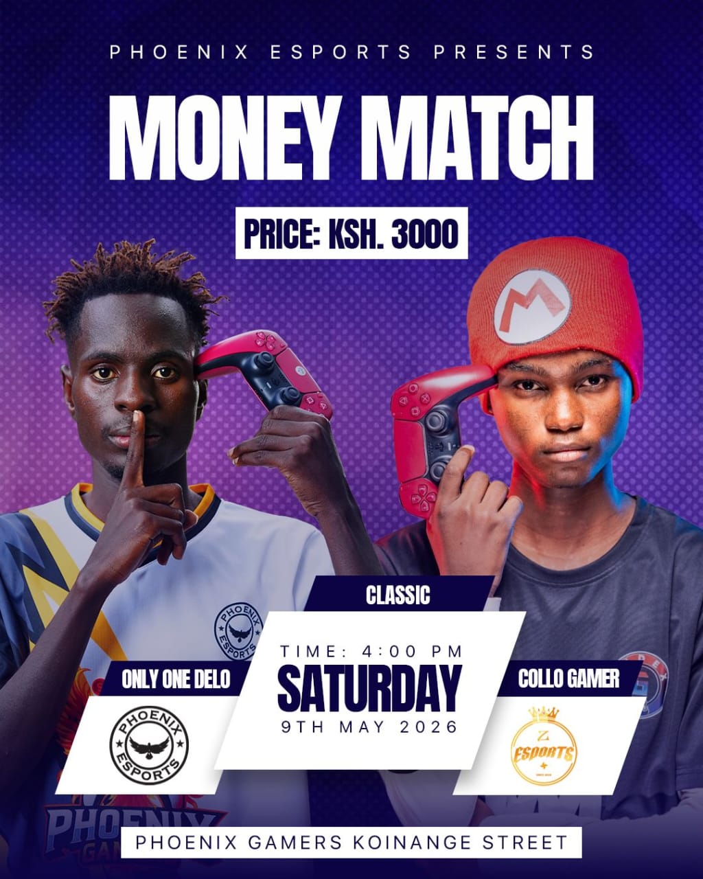 Delo vs Collo Gamer money match