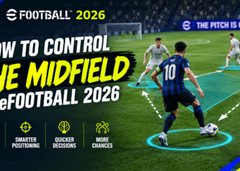 how to control the midfield in eFootball