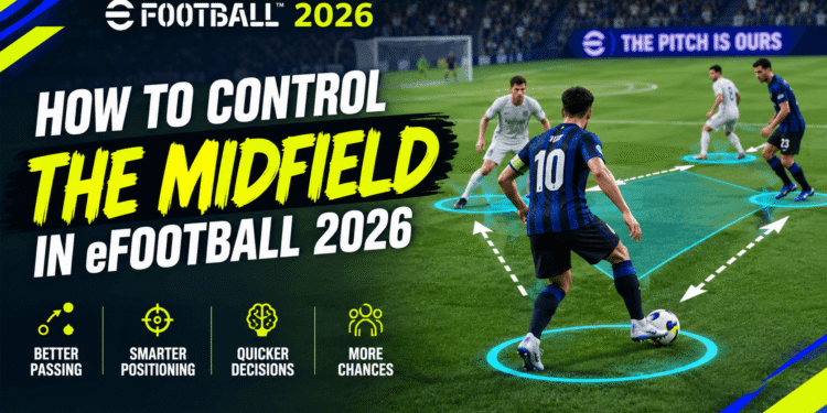 how to control the midfield in eFootball